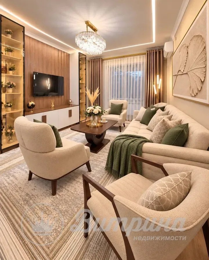 2-комн. квартира, 66 м² — фото 1