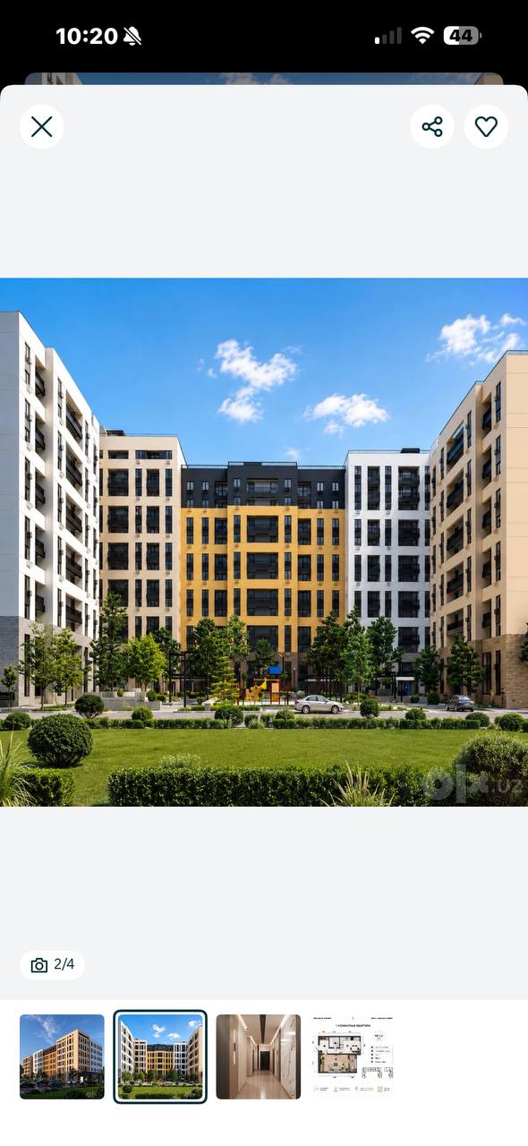1-комн. квартира, 46 м² — фото 1