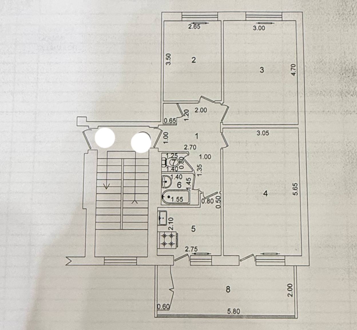 3-комн. квартира, 69 м² — фото 8